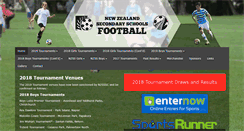 Desktop Screenshot of nzssfootball.co.nz